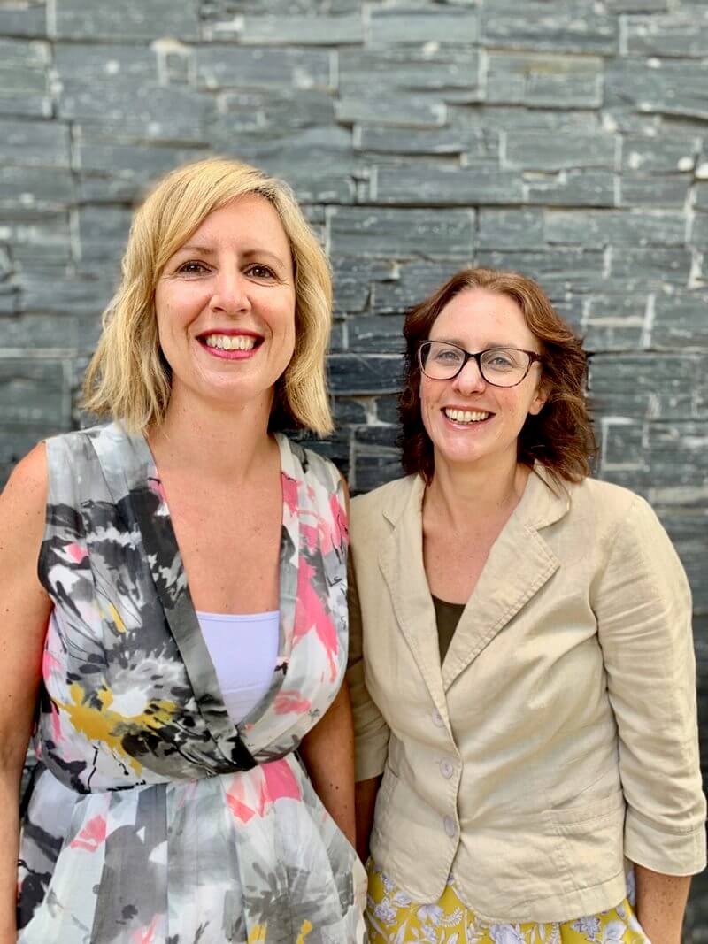 claire chappell and laura hunter 800 x 1067 op typing on laptop