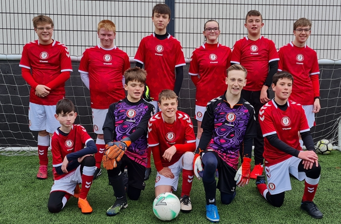 Bristol City Cerebral Palsy Football Club Team Photo